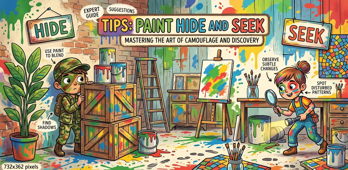 Tips for paint hide and seek games