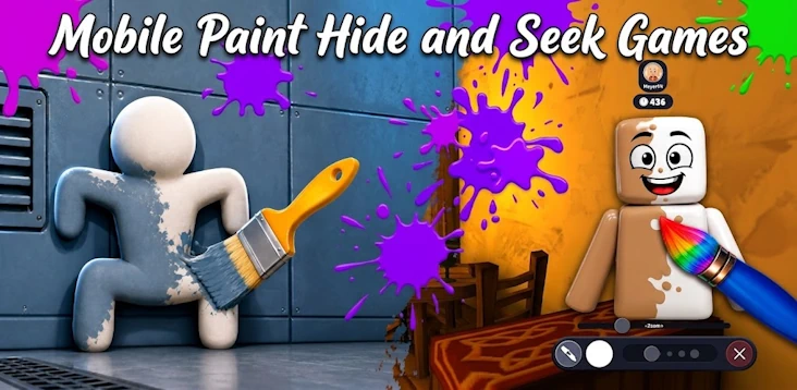 Mobile Paint Hide and Seek